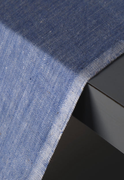 Handwoven Indigo Chambray Fabric | 45 inches wide | 130 GSM