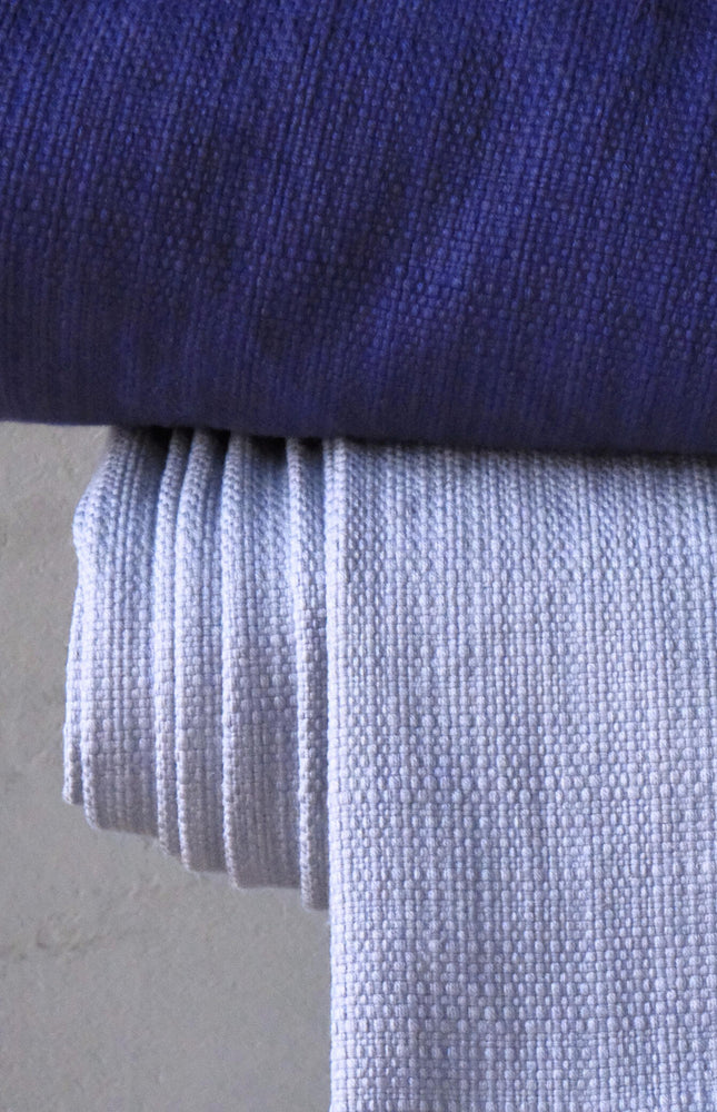 Japanese Indigo Sashiko-Inspired Fabric by the yard, 351 GSM, 56" Wide