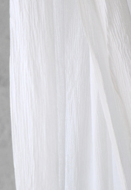 Vegan Rose Fiber Silk Chiffon Fabric, Plant-Based Sheer Fabric, 44" Wide | 90 GSM