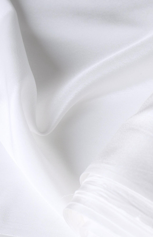 Plant-Based Rose Silk Crepe Fabric | 44" Wide | 85 GSM