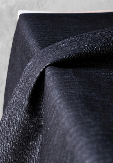 Japanese Selvedge (Herringbone weave) Denim Fabric - 33" Wide, 396 GSM (14oz)
