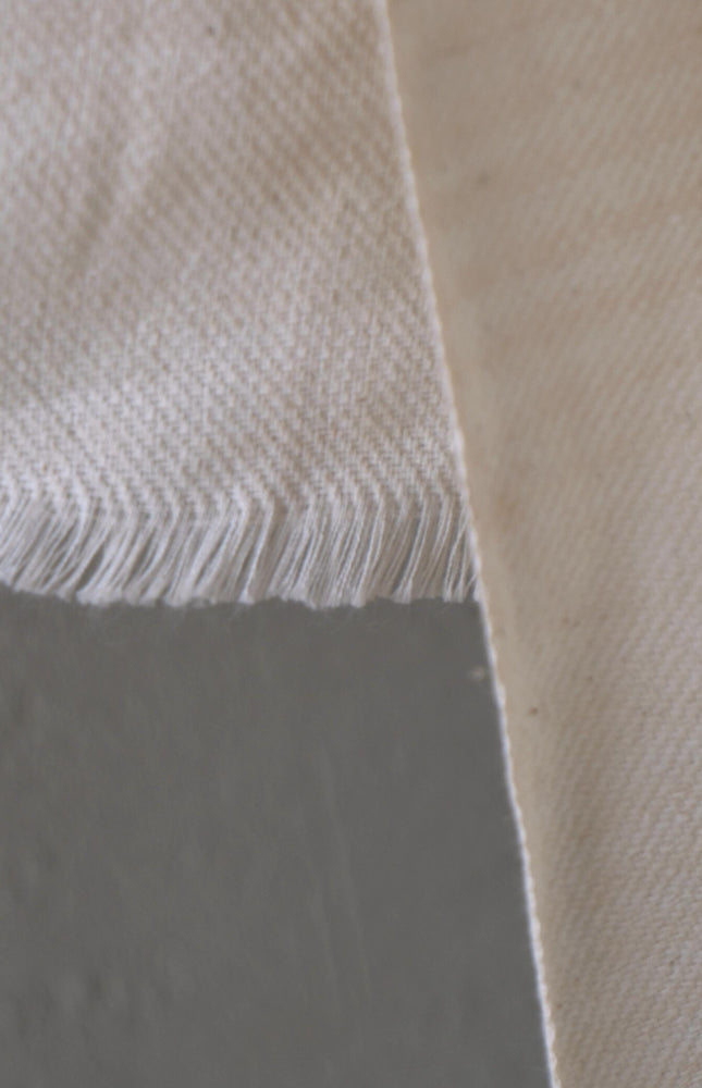 Handwoven Kala Cotton Fabric - 2/2 Twill Weave | 45" Wide | 230 GSM