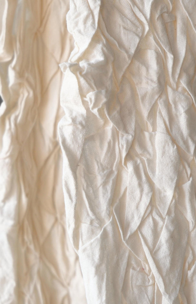 Textured Tufted Cotton Fabric, Manually Stitched | 18" Wide | 200 GSM