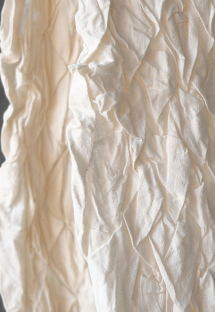 Textured Tufted Cotton Fabric, Manually Stitched | 18" Wide | 200 GSM
