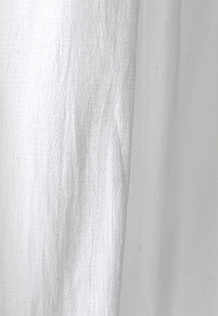 Linen-Merino Wool Spandex Stretch Fabric, 38" Wide, 260 GSM (2-Way Stretch)