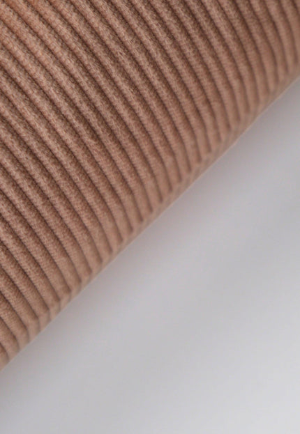 Tan Cotton Corduroy Fabric, 13 Wale, 58" Wide, 350 GSM