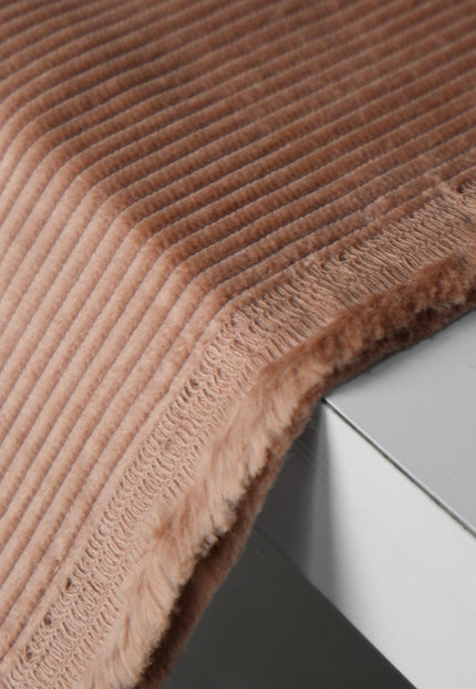 Tan Cotton Corduroy Fabric, 13 Wale, 58" Wide, 350 GSM
