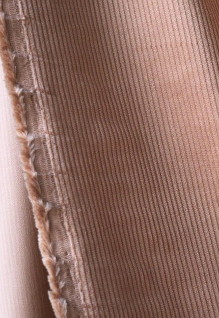 Tan Cotton Corduroy Fabric, 13 Wale, 58" Wide, 350 GSM