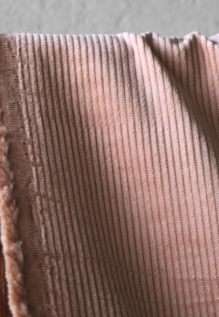 Tan Cotton Corduroy Fabric, 13 Wale, 58" Wide, 350 GSM