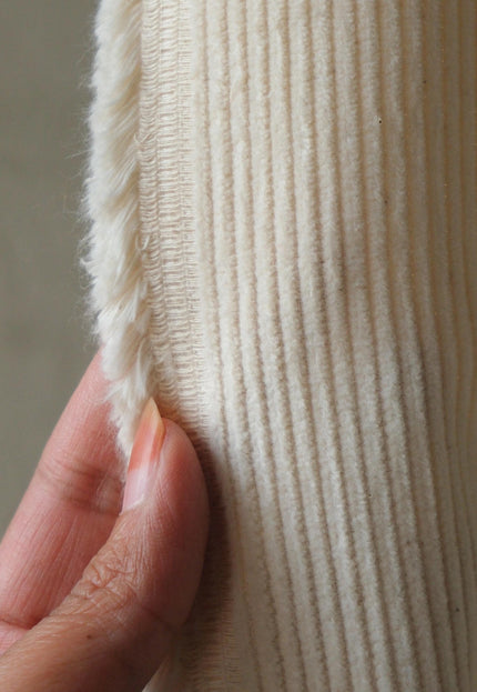 Deep Saffron Cotton Corduroy Fabric, 10 Wale, 58" Wide, 353 GSM