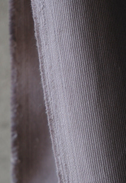 Gray Cotton Corduroy Fabric, 20 Wale, 58" Wide, 240 GSM