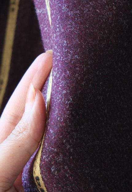 Harris-Style Wool Tweed Fabric, 58" Wide, 420 GSM