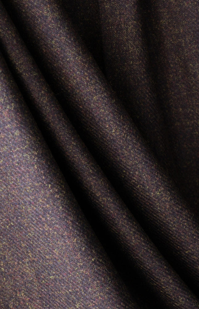 Harris-Style Tweed Wool Fabric, 58" Wide, 420 GSM