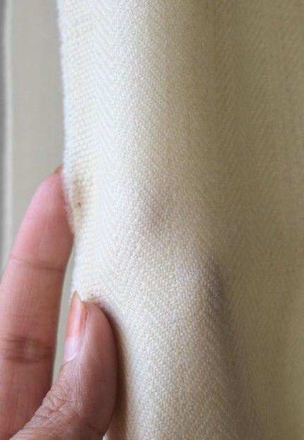 Heavyweight Merino Wool Herringbone Fabric, 390 GSM, 58” Wide