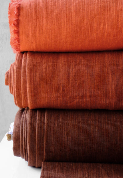 Handwoven Stinging Nettle Fabric: Plant-Dyed Textile, 50" Wide, 320 GSM