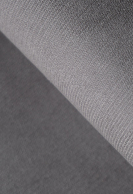 Gray Cotton Corduroy Fabric, 20 Wale, 58" Wide, 240 GSM