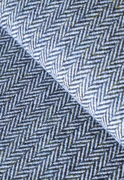 Harris-Style Wool Herringbone Tweed Fabric, 58" Wide, 420 GSM