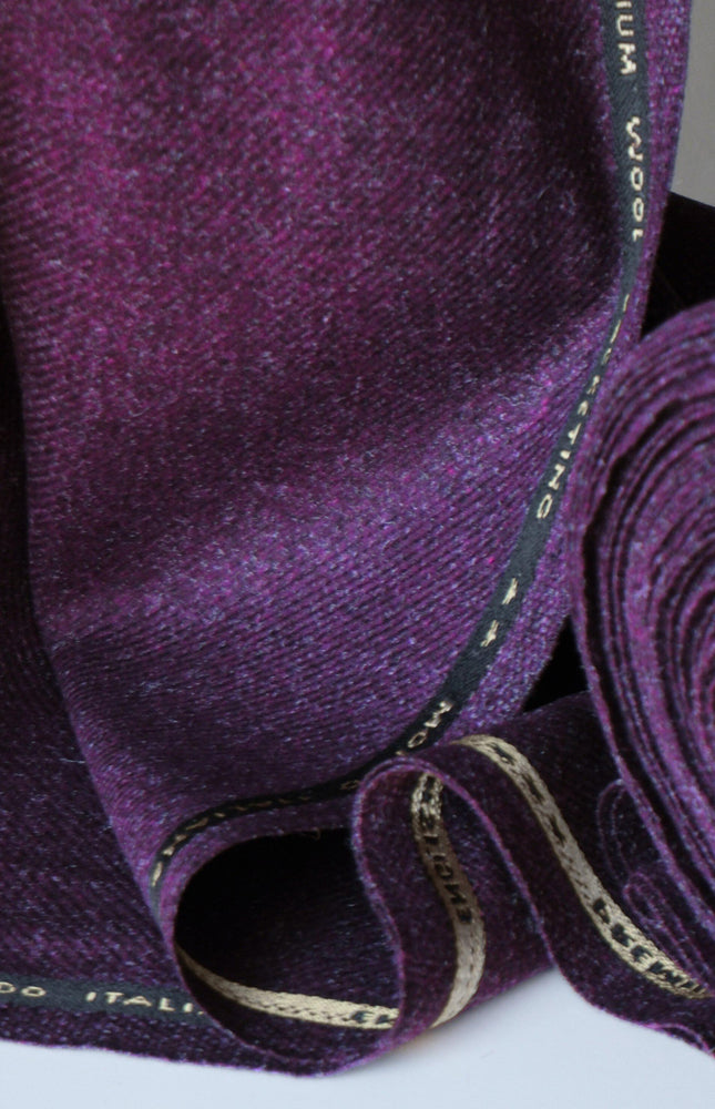 Harris-Style Wool Tweed Fabric, 58" Wide, 420 GSM