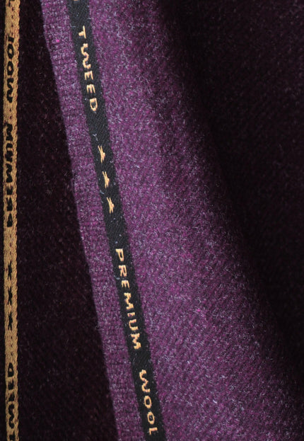 Harris-Style Wool Tweed Fabric, 58" Wide, 420 GSM
