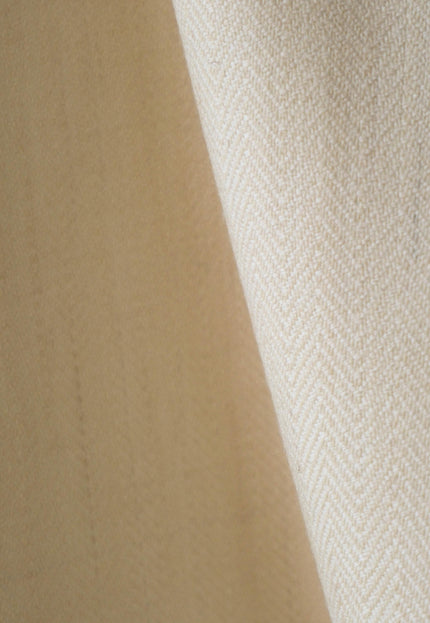 Heavyweight Merino Wool Herringbone Fabric, 390 GSM, 58” Wide