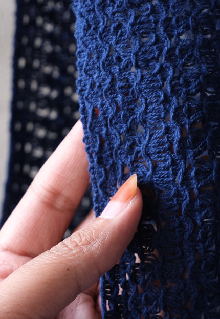 Crocheted Cotton Fabric, 41" Wide, 170 GSM