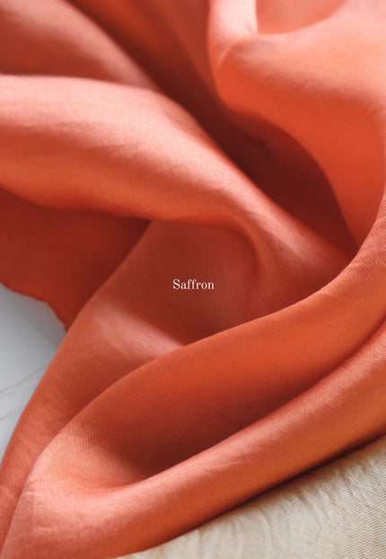 Vegan Bamboo Silk Fabric by the Yard - Smooth Silky Drape, 44” Wide | 135 GSM