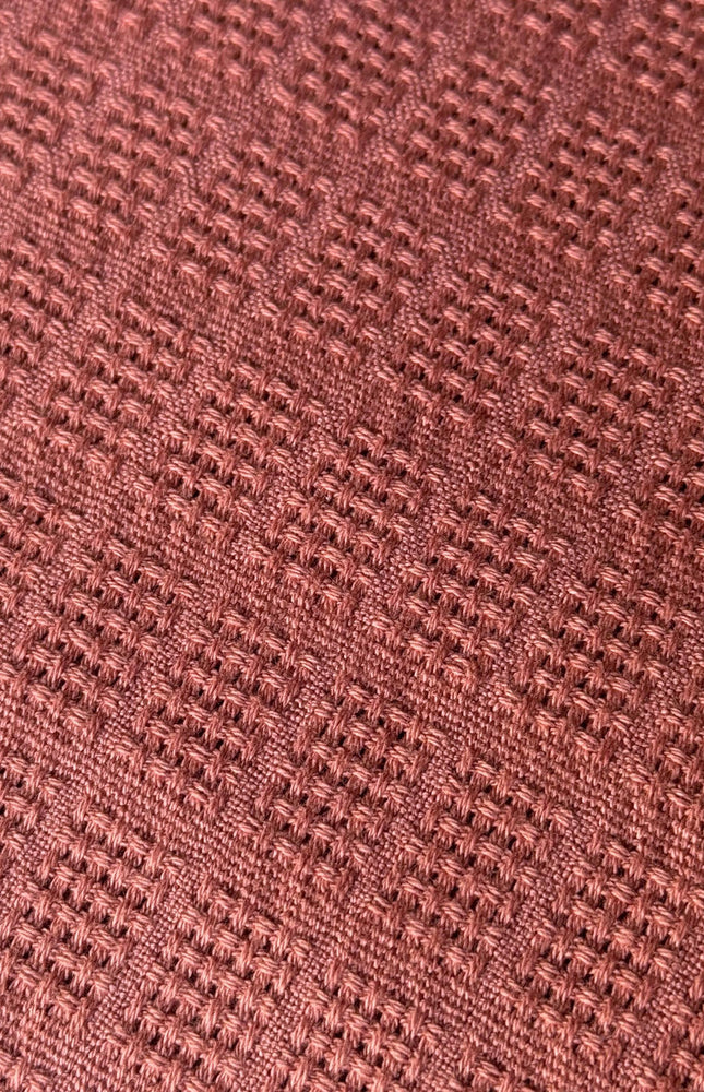 Naturally Dyed Organic Cotton Dobby Fabric, Dotted Textured Weave, 300 GSM, 45” Wide