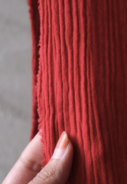 Organic Cotton Double Gauze Fabric by the yard, 44" Wide, 125 GSM