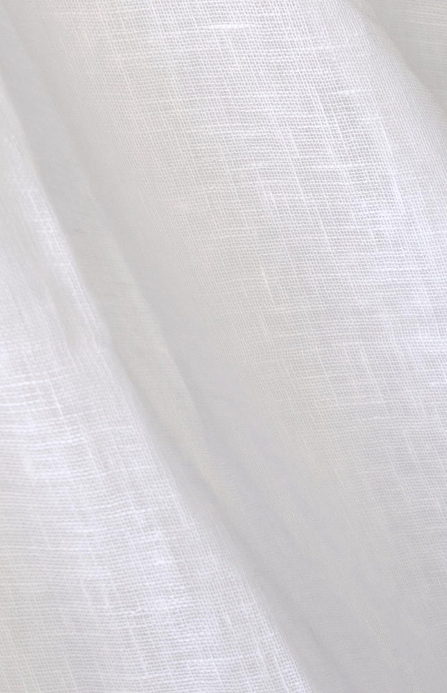 Hemp Sheer Gauze Fabric, White & Natural Gray, 54" Wide, 80 GSM