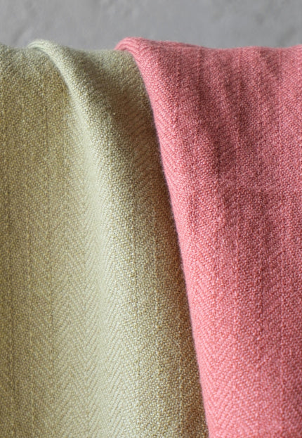 Heavyweight Merino Wool Herringbone Fabric, 390 GSM, 58” Wide