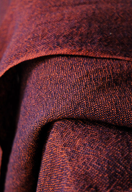 Yarn-Dyed Textured Hemp Crepe, 58” Wide, 96 GSM