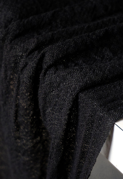 Yarn-Dyed Textured Hemp Crepe, 58” Wide, 96 GSM