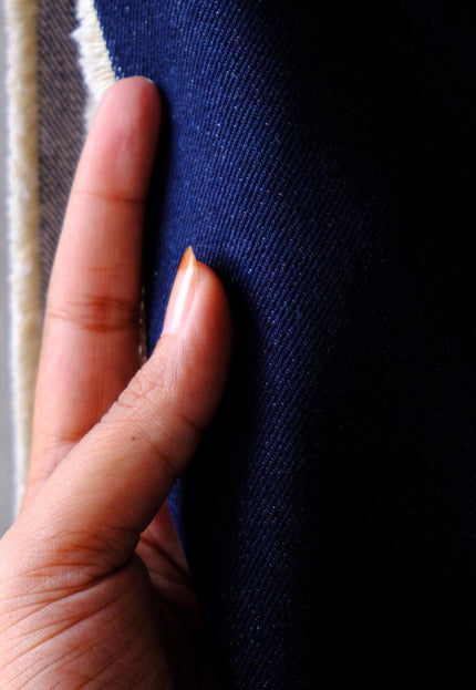16 oz Indigo Washed Denim Fabric, 58" Wide, 550 GSM