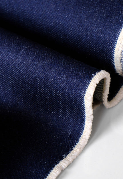 16 oz Indigo Washed Denim Fabric, 58" Wide, 550 GSM