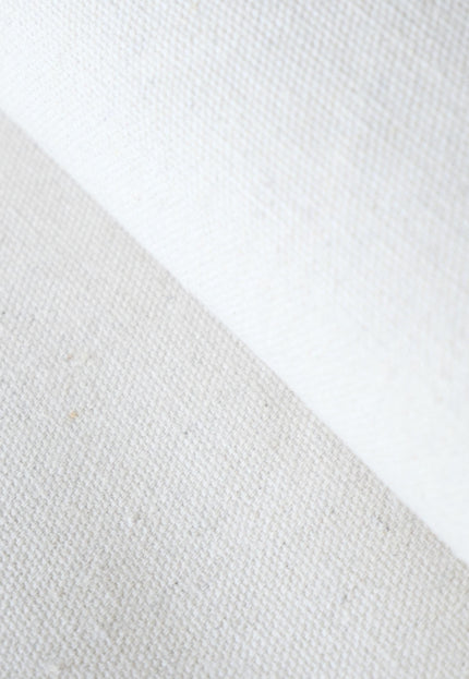 Sun-Faded Cotton Duck Canvas Fabric, 320 GSM, 58" Wide Natural Greige Textile