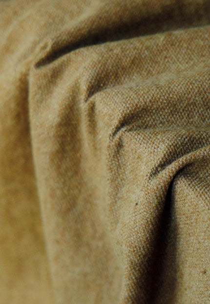 Sun-Faded Cotton Duck Canvas Fabric, 320 GSM, 58" Wide Natural Greige Textile