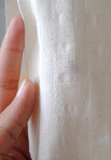 Handwoven Kala Cotton Dobby Fabric, 170 GSM, 45” Wide