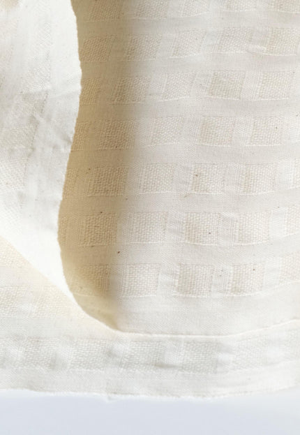 Handwoven Kala Cotton Dobby Fabric, 170 GSM, 45” Wide