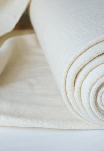 Boiled Yak Wool Knitted Fabric, 450 GSM, 58” Wide