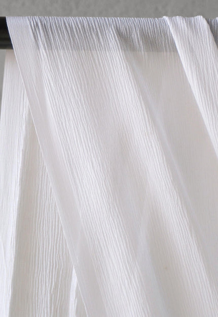 Mulberry Silk Chiffon Fabric, 90 GSM White Silk, 44” Wide