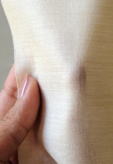 Assamese Handwoven Moonga Silk Fabric | 44” Wide | 90 GSM