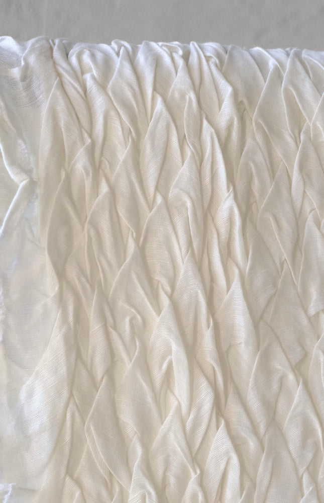 Hand-Tufted Mulberry Silk Fabric, 200 GSM, 22" Wide