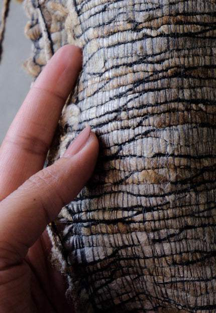 Handwoven Wild Silk Fabric by the Yard | Forest-Foraged Cocoons | 44” Wide | 480 GSM