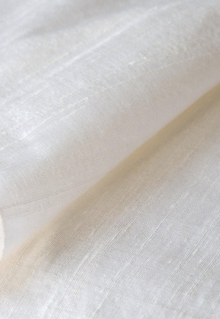 Raw Mulberry Dupion Silk Fabric | 44” Wide | 210 GSM | 26 Momme Silk