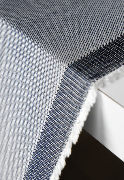 Tencel™ - Linen Denim Fabric, Navy Blue, 125 GSM Lightweight Twill, 54" inches wide