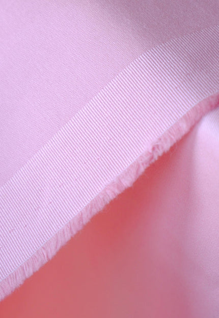 Soft Pink Cotton Drill Fabric, 368 GSM Heavyweight Twill, 56” Wide