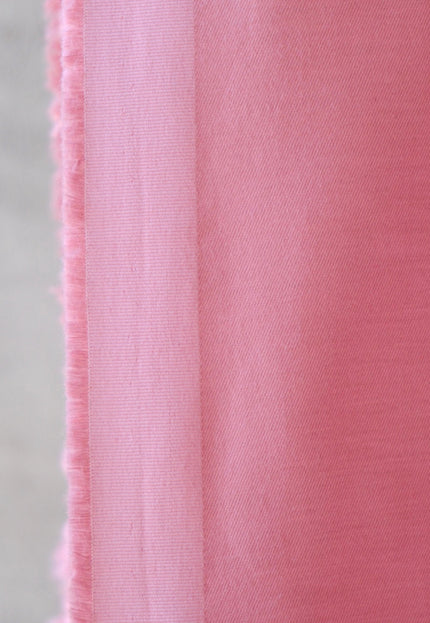 Soft Pink Cotton Drill Fabric, 368 GSM Heavyweight Twill, 56” Wide