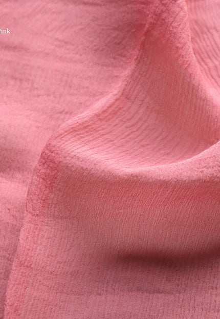 Mulberry Silk Chiffon Fabric, 90 GSM White Silk, 44” Wide