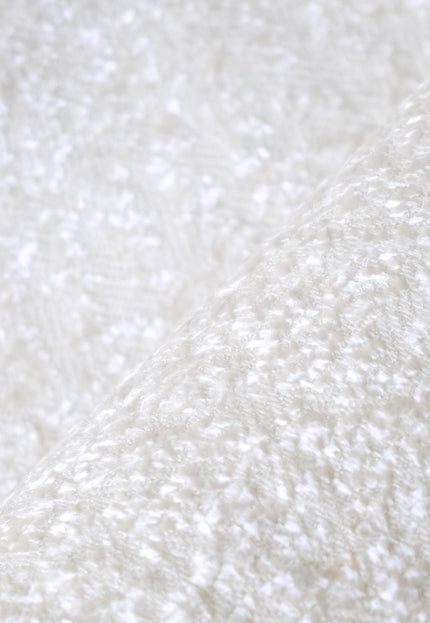 Linen + Merino Wool Moss-Textured Jacquard Fabric | 350 GSM | 48” Wide