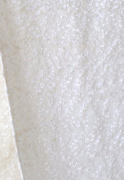 Linen + Merino Wool Moss-Textured Jacquard Fabric | 350 GSM | 48” Wide